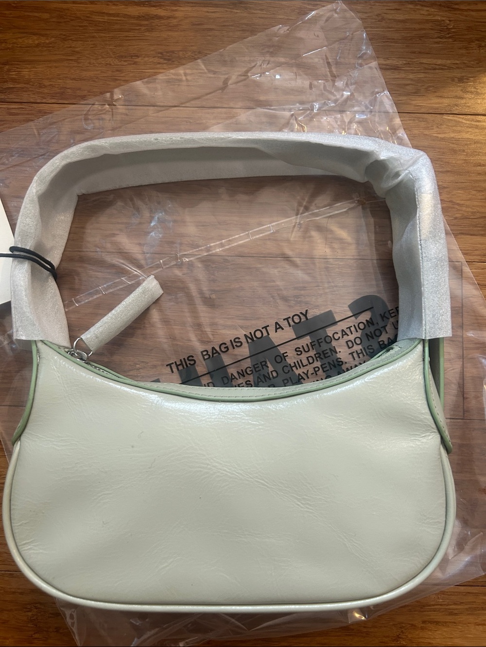 Staud OWEN Bag 100% Cow Leather Pale Jade Original Price $295 - Picture 5 of 6